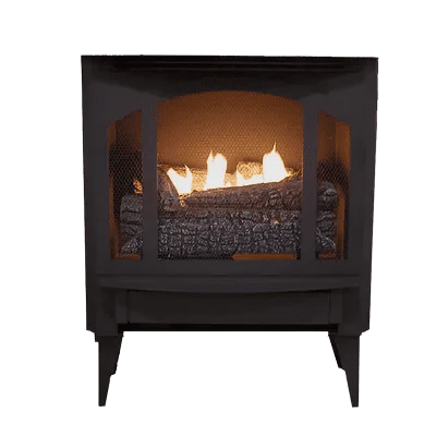 Model T-33 - 32,000 BTU Vent Free Gas Stove with Blower and Legs - Made in the USA