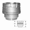 Duravent 3" PelletVent Pro 3" - 4" Increaser 3PVP-X4AD