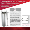AllFuelHST Double Wall Chimney Pipe 6" x 48"