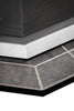 ComfortBilt Pellet Stove Corner Hearth Pad - Mill Black
