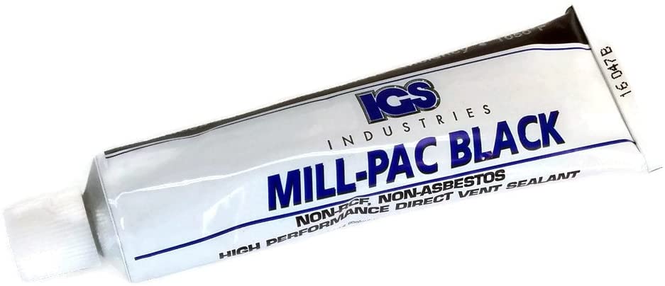 Mill-Pac Black High Temp Caulk Sealant - 90ml