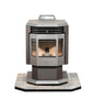 ComfortBilt Flatwall Hearth Pad - Natural Silver Slate