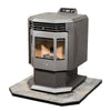 ComfortBilt Flatwall Hearth Pad - Natural Silver Slate