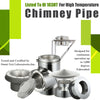 AllFuelHST Double Wall Chimney Pipe 6" x 48"