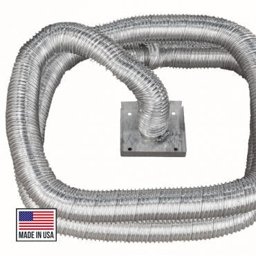 Comfortbilt/Duravent 2 inch Air Intake Kit (2" x 5' Flex) - 3PVP-AIK