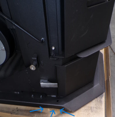 Scratch/Dent HP22 - Black Pellet Stove - SD4524