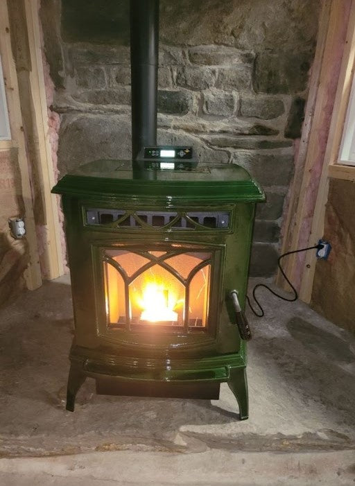 Dealer Exclusive: All-Cast HP75C Pellet Stove - Gloss Green ($100 Reservation)