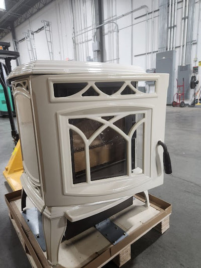 Dealer Exclusive: All-Cast HP75C Pellet Stove - Gloss Cream White ($100 Reservation)