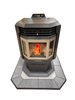 COMBO DEAL- HP21-SS Pellet Stove with 36" Lunar Front Hearth Pad