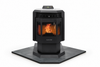 COMBO DEAL- HP21 Pellet Stove with 40" Black Copper Corner Hearth Pad