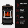 ComfortBilt HP22-SS Pellet Stove Brown Stainless Steel