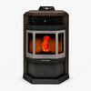 HP22-Bronze-SS 2,400 sq. ft. Pellet Stove with 55-lb Hopper in Bronze and Stainless Steel Trim