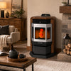 ComfortBilt HP22-SS Pellet Stove Brown Stainless Steel