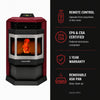 ComfortBilt HP22-SS Pellet Stove Burgundy Stainless Steel Trim