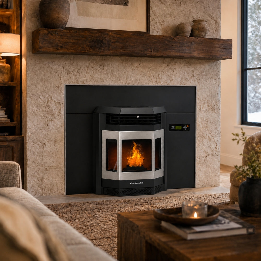 ComfortBilt HP22I-SS Pellet Stove Fireplace Insert - ComfortBilt