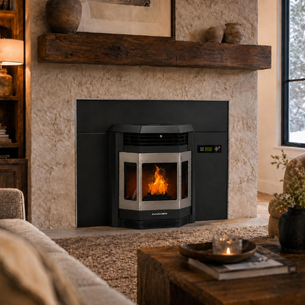 ComfortBilt HP22I-SS Pellet Stove Fireplace Insert - ComfortBilt