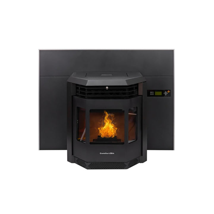 HP22i-Black 2,800 sq. ft. Pellet Stove Fireplace Insert with a 47