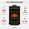 ComfortBilt HP22-N Pellet Stove Brown