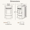 ComfortBilt HP22-N Pellet Stove Burgundy