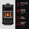 ComfortBilt HP22N-Black-SS Pellet Stove