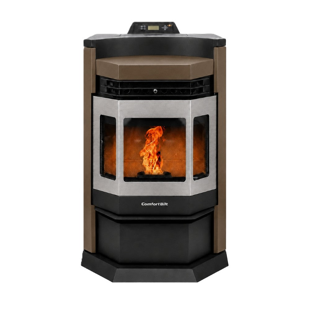 ComfortBilt HP22-N SS Pellet Stove Brown