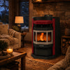 ComfortBilt HP22-N SS Pellet Stove Burgundy