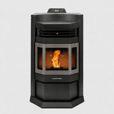 ComfortBilt HP22N-Black-SS Pellet Stove - ComfortBilt