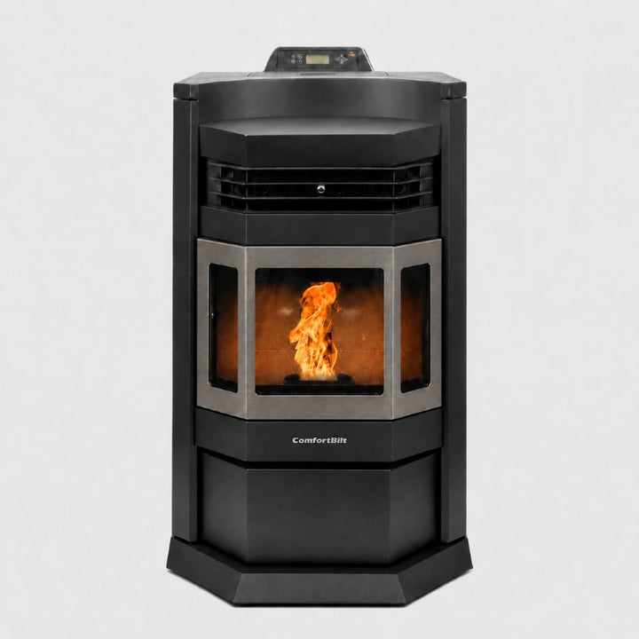 ComfortBilt HP22N-Black-SS Pellet Stove - ComfortBilt
