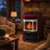 ComfortBilt HP22-N SS Pellet Stove Burgundy
