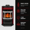 ComfortBilt HP22-N SS Pellet Stove Burgundy