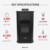 Alpine by ComfortBilt HP41 Pellet Stove