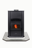 COMBO DEAL- Alpine HP42 Pellet Stove with 36" Lunar Frost Hearth Pad