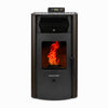 HP50S-Black 2,200 sq. ft. Pellet Stove with a 47-lb Hopper in Black