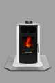COMBO DEAL- HP50S White Pellet Stove with 36