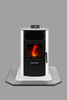 COMBO DEAL- HP50S White Pellet Stove with 36" Lunar Frost Hearth Pad