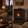 ComfortBilt HP61 Pellet Stove Dark Brown