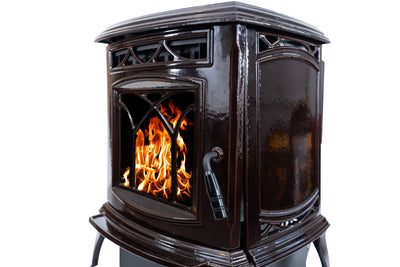 Dealer Exclusive: All-Cast HP75C Pellet Stove - Gloss Rustic Brown ($100 Reservation)