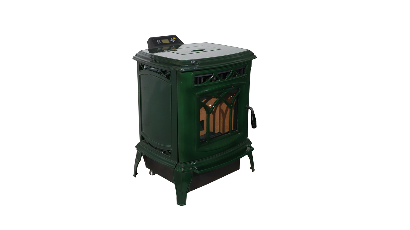 Dealer Exclusive: All-Cast HP75C Pellet Stove - Gloss Green ($100 Reservation)
