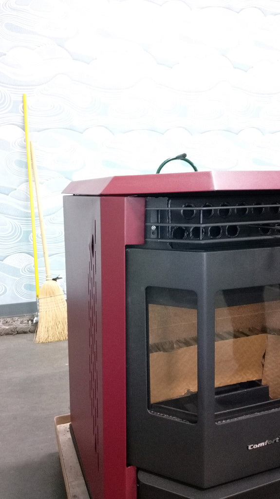 Scratch/Dent HP22 - Burgundy Pellet Stove - SD7881