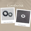 ComfortBilt Pellet Stove Auger Bearing Set. (Upper and Lower) with PTFE Washer