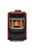 ComfortBilt HP22-SS Pellet Stove Burgundy Stainless Steel Trim