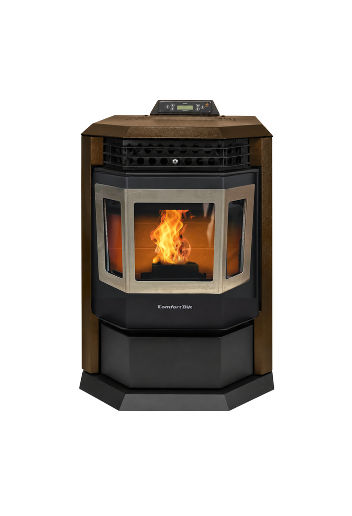 ComfortBilt HP22-SS Pellet Stove Brown Stainless Steel