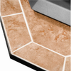ComfortBilt Flatwall Hearth Pad for Pellet Stove or Wood Stoves - Brown Brandy