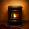 Dealer Exclusive: All-Cast HP75C Pellet Stove - Gloss Rustic Brown ($100 Reservation)