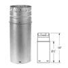 Duravent 4" x 18" Adjustable Galvalume Pellet Chimney Pipe 4PVP-18A