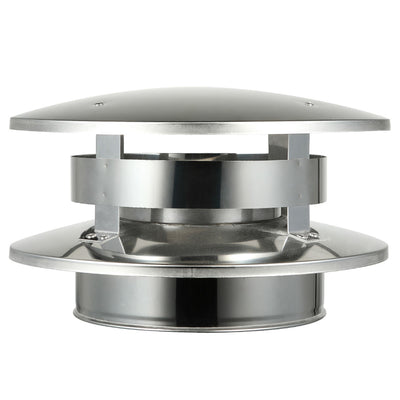 AllFuelHST Chimney Cap with Flat Top for 6" Inner Diameter Chimney Pipe