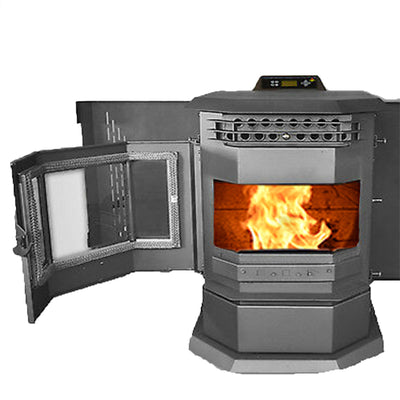 ComfortBilt HP22-SS Pellet Stove Black Stainless Steel