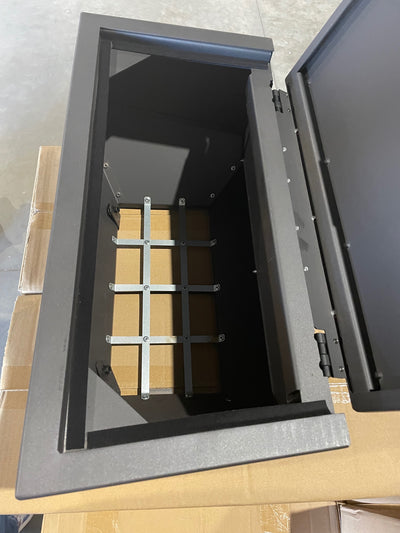 HP50S Hopper Extension for Pellet Stoves by Comfortbilt Top View Open Lid