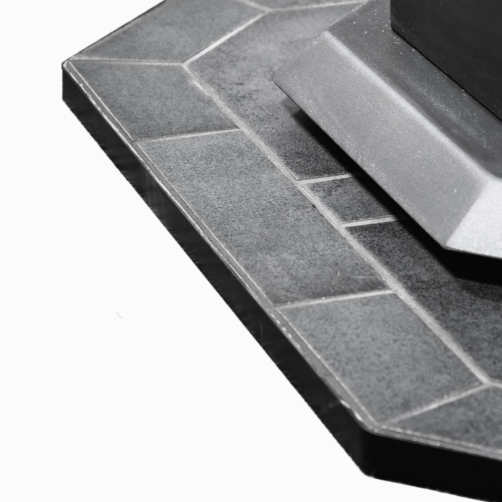 ComfortBilt Flatwall Hearth Pad - Midnight Black