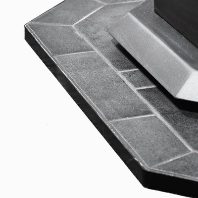ComfortBilt Flatwall Hearth Pad - Midnight Black